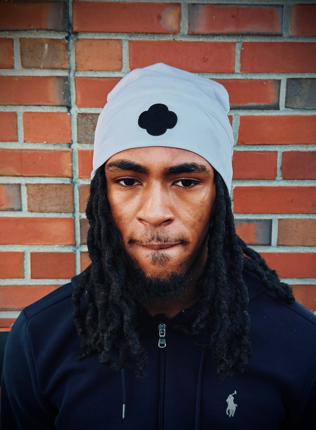 “Vancleef” Skull Cap (White)