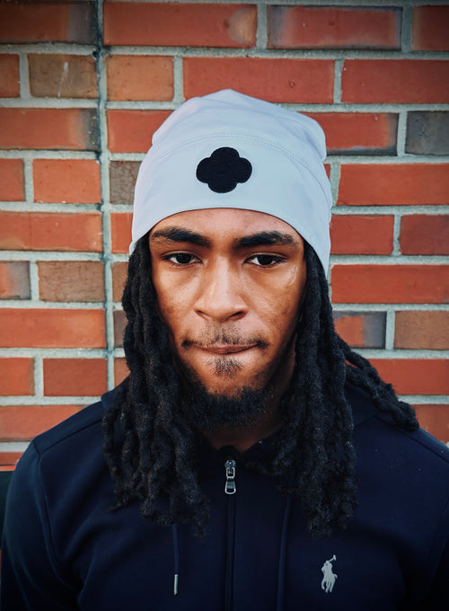 “Vancleef” Skull Cap (White)