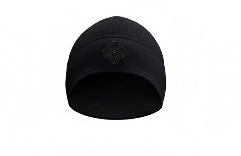 “VanCleef “ Skull Cap (Triple black)