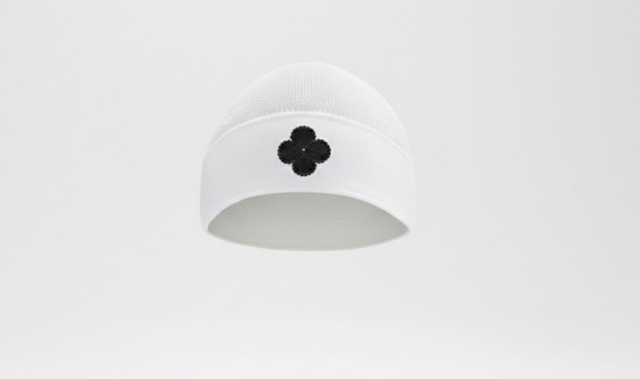 “Vancleef” Skull Cap (White)