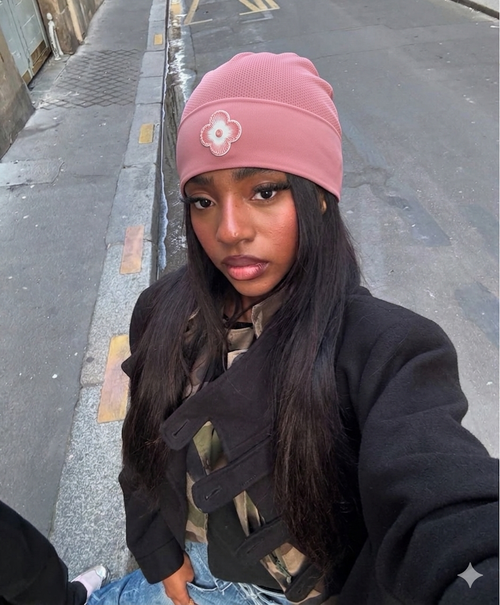 “Vancleef”Skull Cap (Pink)